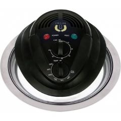 Cabezal con aro adaptador para gratinar con termostato y temporizador.