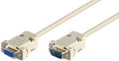 Microconnect SCSEHN15 cable de serie Gris 15 m DB-9