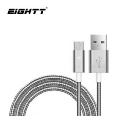 Eightt ECM-1S cable USB 1 m USB 2.0 USB A Micro-USB B Plata
