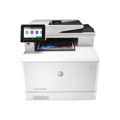 Hp color laserjet pro impresora multifunción laserjet pro a color m479fdn, imprima, copie, escanee, envié fax y correos electrónicos, escanear a correo electrónico/pdf; impresión a doble cara; aad alisador de 50 hojas