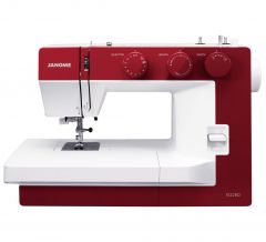 OUTLET Máquina de coser janome 1522 rd rojo