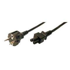 LogiLink CP093 cable de transmisión Negro 1,8 m C5 acoplador CEE7/7