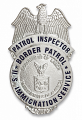 Placa - Chapa para Carteras Martinez Albainox Us Patrol Inspector 09194