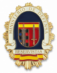 Placa - Chapa Para Carteras Martinez Albainox Ministerio De Defensa Reservista 09203