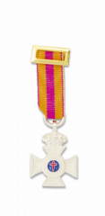 Condecoracion Albainox Medalla Miniatura Cruz Constancia 25 Años, Medida De 1,9 X 2,2 Cms, Material De Zamak, 09628