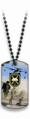 Chapa militar Albainox Bripac, impresión 3D, dimensiones 2,8 x 5 cm