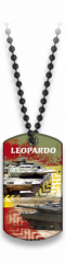 Chapa Militar Albainox Leopardo, tamaño 2,8 x 5 cm, impresión 3D
