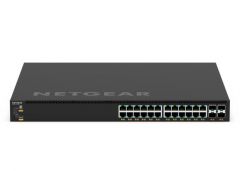 NETGEAR GSM4328-100AJS Gestionado L3 Gigabit Ethernet (10/100/1000) Energía sobre Ethernet (PoE) 1U Negro