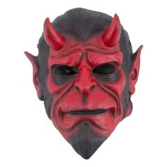 Máscara de Hellboy, color rojo, alto nivel de detalles, réplica no oficial