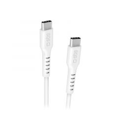 SBS TECABLE15TCC100W cable USB 1,5 m USB C Blanco