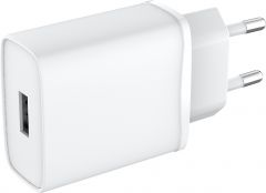 Vision USB-A Charger with EU Plug Universal Blanco Corriente alterna Carga rápida Interior