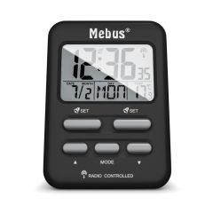 Mebus 25799 despertador Reloj despertador digital Negro
