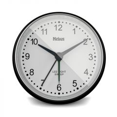 Mebus 25806 despertador Reloj despertador analógico Negro, Blanco