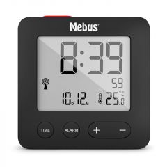 Mebus 25801 wekker Reloj despertador digital Negro