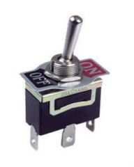 Interruptor unipolar a palanca ON-OFF Terminales Faston 6'3mm 10A/ 250VAC Electro DH 11.464.I