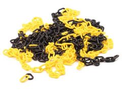 Cadena - color amarillo/negro - 10 m