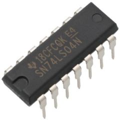 Circuito Integrado Digital Hex Inverters DIP14  SN74LS04N