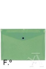 CARCHIVO 342K15 carpeta Polipropileno (PP) Verde, Translúcido A4