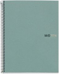 Cuaderno 100% reciclado nb-4 a4 120hojas ecoazul miquelrius 6083