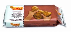 Pastilla pasta modelar air dry endurecible al aire 1000 g terracotta jovi 89