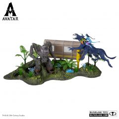 Diorama Avatar de la batalla entre jake sully y el coronel Miles Quaritch con gran detalle