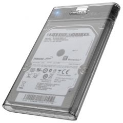 UNITEK S1103A caja para disco duro externo Carcasa de disco duro/SSD Transparente 2.5"