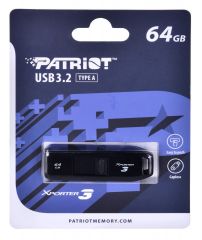 Patriot Memory Xporter 3 unidad flash USB 64 GB USB tipo A 3.2 Gen 1 (3.1 Gen 1) Negro