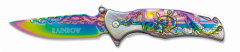 Navaja Albainox Rainbow Bicolor. Funda.