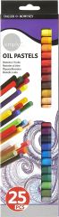 Daler rowney pack de 25 pasteles blandos - para amplia variedad de superficies - facil de usar - colores surtidos
