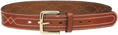 Cinturón de cuero con hebilla de 4 cm en color marrón o negro Talla M,L  Vega Holster 1C20