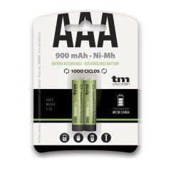 BateriaNi-MH R03 AAA 900mA 1,2V ( 2uds. )