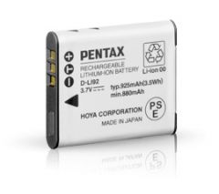 Pentax D-LI92 Ión de litio 925 mAh