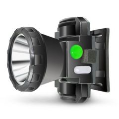 Xo foco led potente - tamaño optica de 46mm - hasta 12 horas de luz estroboscopica - color negro