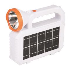 Xo foco solar resistente - tamaño optica 68mm - luz fuerte hasta 6h, luz normal hasta 12h, luz estroboscopica hasta 36h - carcasa abs - carga solar 7h aprox