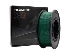 Filamento 3d pla - diametro 1.75mm - bobina 1kg - color verde oscuro