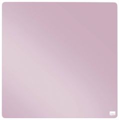 Nobo mini pizarra magnetica tile 360x360mm - sin marco - almohadillas adhesivas e imanes - diseño creativo y colorido - rosa