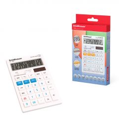 Erichkrause cc-352 calculadora electronica de 12 digitos - pantalla lcd - funciones matematicas basicas - memoria - energia solar - color variado