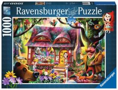Ravensburger - Puzzle Pasa, Caperucita Roja, 1000 Piezas, Puzzle Adultos