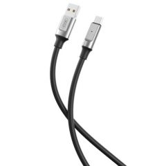 Xo cable nb251 carga rapida usb - micro usb - 6a - 1m - color negro