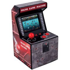 Fr-tec mini maquina arcade ital - pantalla 2.5" tft - 240 juegos retro - alimentacion con 3 pilas aa - volumen ajustable - medidas 15x9x8.8cm - color varios