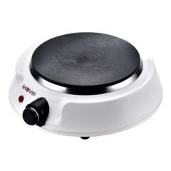 Muvip cocina electrica 1 fuego 1500w 1.5cm de diametro - 5 niveles de potencia - color blanco