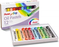 Pentel PHN-12 pastel Pastel al óleo Multicolor 12 pieza(s)