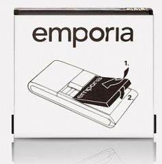 Emporia 1020mAh Li-Ion Batería Negro