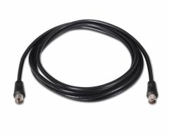 Nanocable 10.26.0202 cable coaxial 3C-2V 1,8 m 9,5 mm Negro