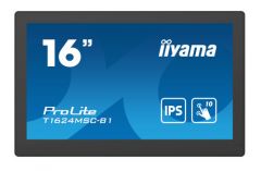 Iiyama t1624msc-b1 pantalla de señalización panel plano interactivo 39,6 cm (15.6") ips 450 cd / m² full hd negro pantalla táctil 24/7