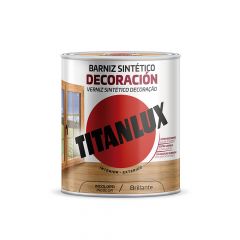Barniz sintético decoración brillante incoloro 0,250l titanlux m10100014
