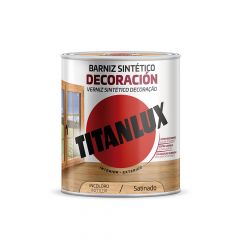 Barniz sintético decoración satinado incoloro 0,750l titanlux m11100034