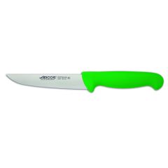Cuchillo de cocina Arcos Colour - Prof  290421 de acero inoxidable Nitrum y mango ergonómico de Polipropileno de color verde y hoja de 13 cm, funda display