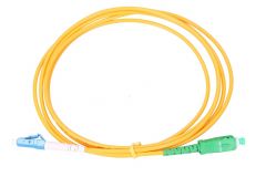 Extralink PATCHCORD SC/APC-LC/UPC SM G.652D SIMPLEX 15M cable de fibra optica FTTH Amarillo