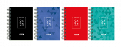 Agenda escolar 2024-2025 identity tapa extradura 4º dia pagina colores surtidos enri 400185083